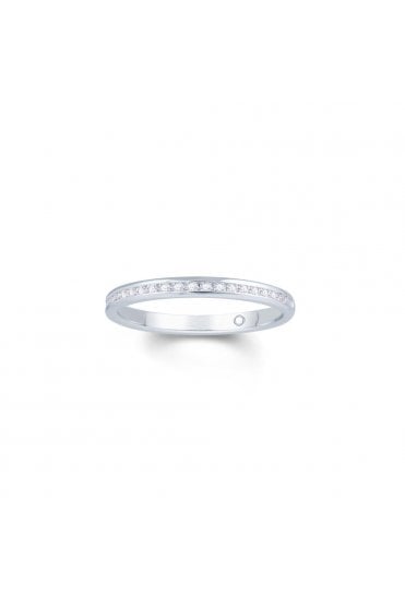 18 Carat White Gold Diamond Ring 18 Carat White Gold Channel Set