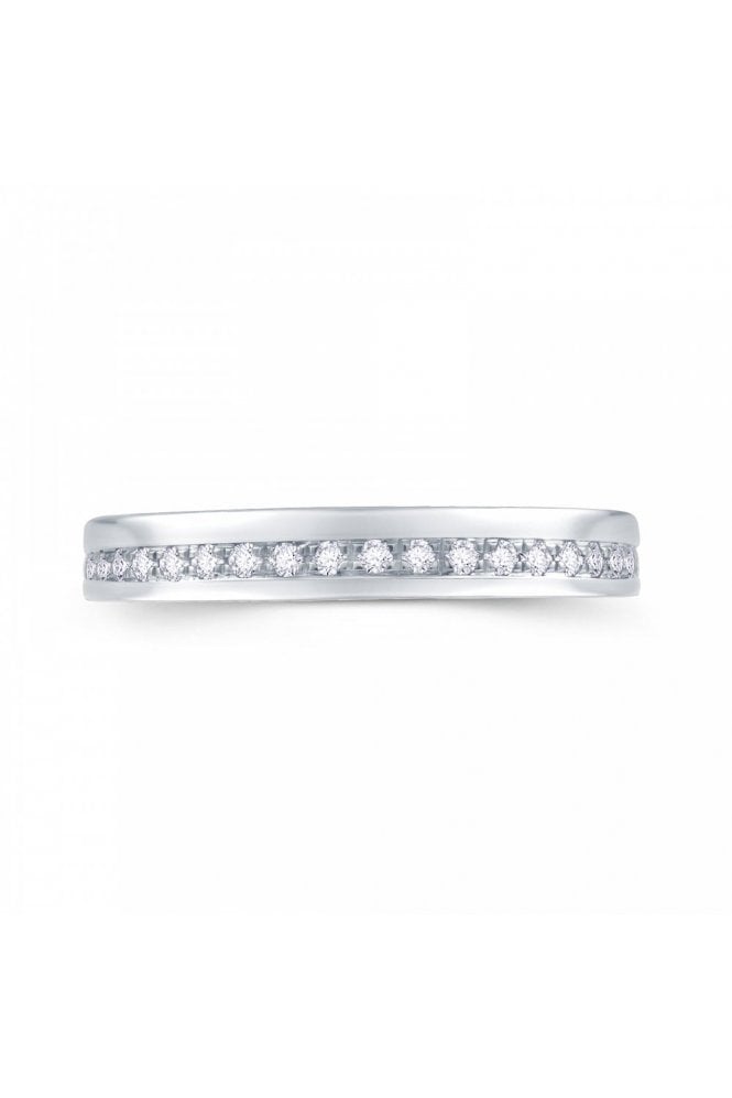 18ct White Gold Diamond Ring Diamond Weight: 0.10 Carats