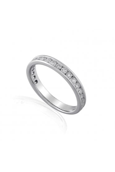 18ct White Gold Diamond Wedding Ring  0.25ct Round Brilliant Cut