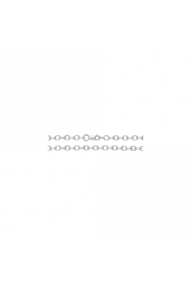925 Sterling Silver Faceted Belcher Chain Length of Chain: 20 Inches