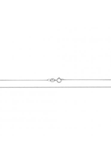 9ct White Gold Close Curb Link Chain Length of Chain: 16 Inches