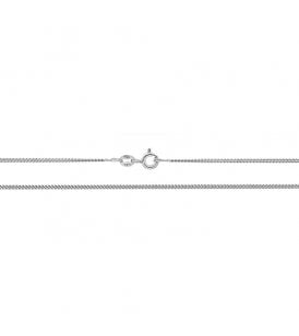 9ct White Gold Close Curb Link Chain  Length of Chain: 18 Inches