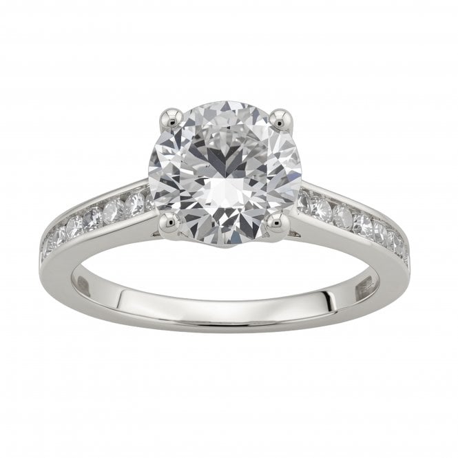 9ct White Gold Lab Grown Diamond Ring SR011009W-M