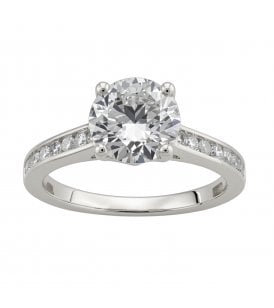 9ct White Gold Lab Grown Diamond Ring SR011009W-M