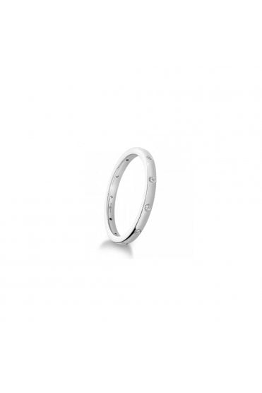 9ct White Gold Natural Diamond Set Wedding Band  0.55ct 2mm