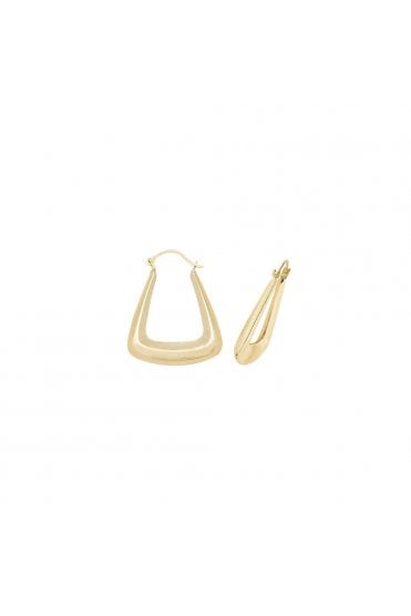  9ct Yellow Gold Hoop Earrings