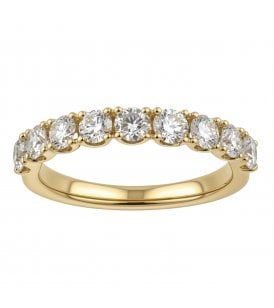 9ct Yellow Gold Lab Grown Diamond Eternity Ring SRK07339Y-M