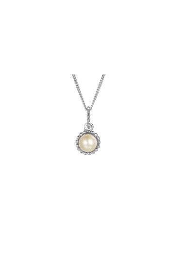 Amore Pearl Necklace 925 Sterling Silver 5006SILPL