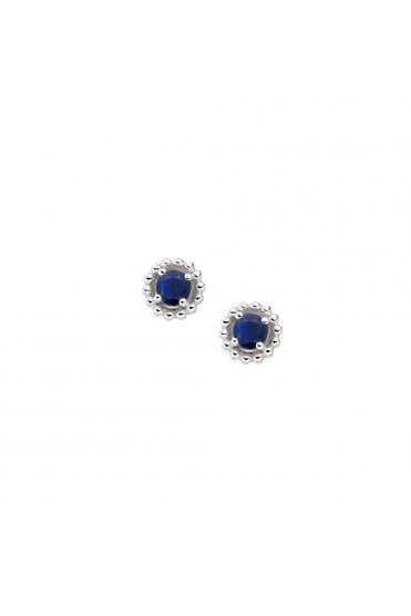 Amore Sapphire Stud Earrings 5005SILS