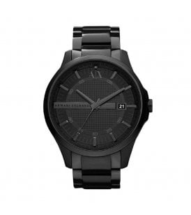 Armani Exchange Hampton Black PVD Coating