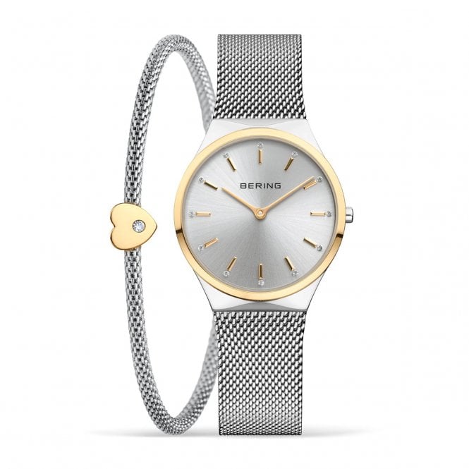 Bering Classic Gift Set Stainless Steel Case, 12131-014-GWP