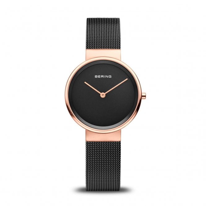 Bering Classic Polished/Brushed Rose Gold Colour Case, 14531-166