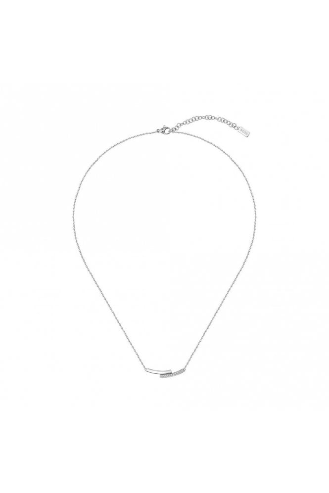 Boss Ladies Saya Necklace Stainless Steel with Crystals, 1580279