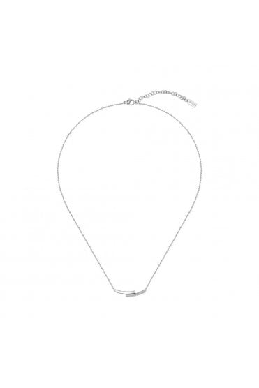 Boss Ladies Saya Necklace Stainless Steel with Crystals, 1580279