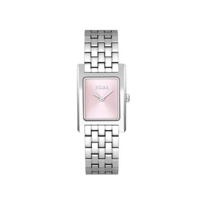 Boss Lucy Silver Watch Stainless Steel Case, 1502743