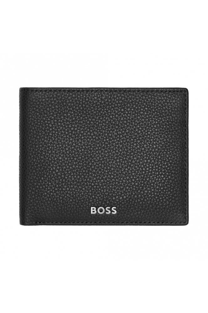 Boss Wallet Classic Grained Black Leather, HLW416A