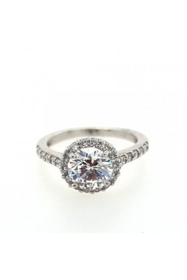 CARAT* London Borderset Ring 9ct White Gold, 5972