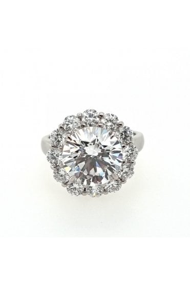 CARAT* London Cluster Ring 9ct White Gold, 50600086