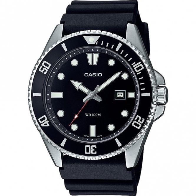 Casio 200m, Rotating Bezel Black Resin Case, MDV-107-1A1VEF