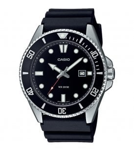 Casio 200m, Rotating Bezel Black Resin Case, MDV-107-1A1VEF