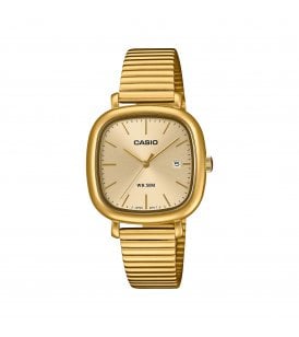 Casio Classic Design Watch Yellow Gold Ion Plated Case, LTP-B166G-9AVEF