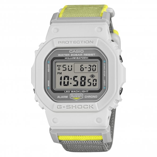 Casio G-Shock Light Grey Digital DW-5600MNC-7A8ER