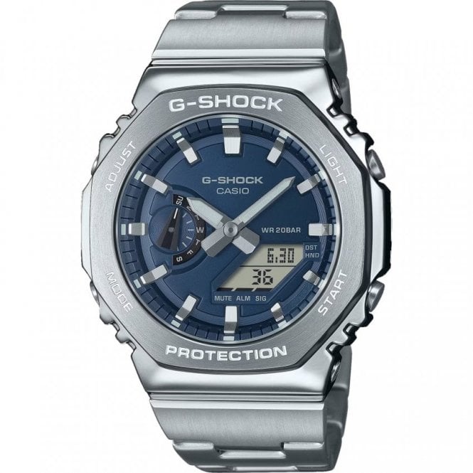 Casio G-Shock Octagonal Digital-Analog Combination, GM-2110D-2BER