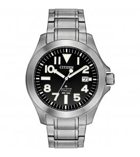 Citizen Gents Super Tough Eco-Drive Watch  Titanium Case, BN0118-55E