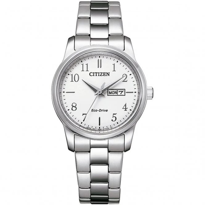 Citizen Ladies' Bracelet Watch 30mm Stainless Steel Silver Tone Case, EW3261-57A