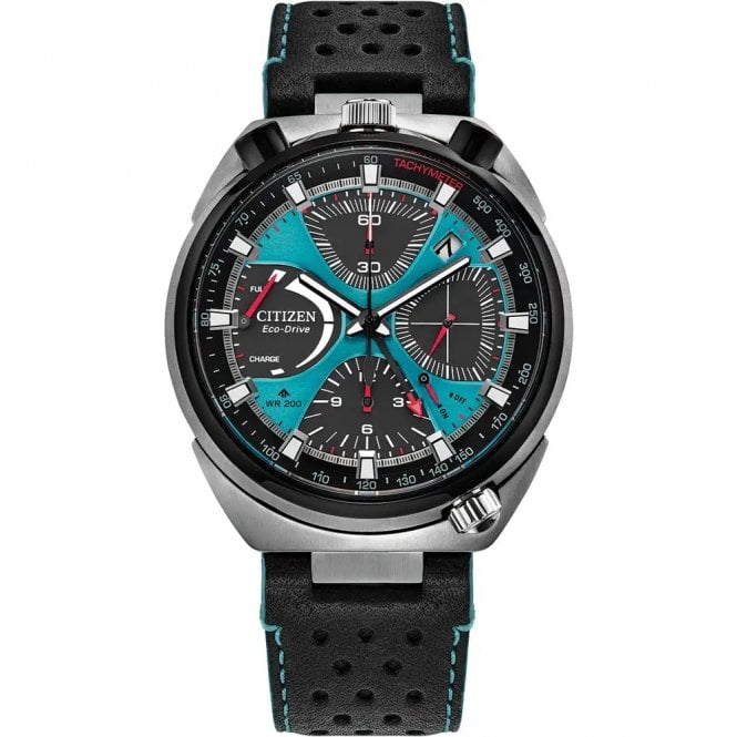 Citizen Promaster Bullhead Racing Limited Edition Chronograph Stainless Steel Silver Tone Case, AV0106-01L
