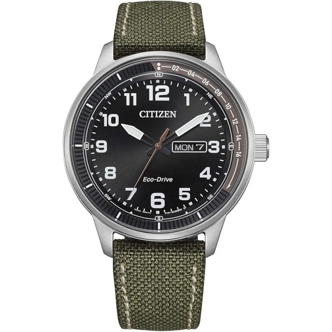 Citizen Weekender Watch Stainless Steel Silver Tone Case, BM8590-10E