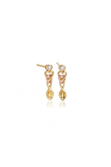 Clogau® Lovespoons Earrings  Set with Sparkling Diamonds  LSDE1