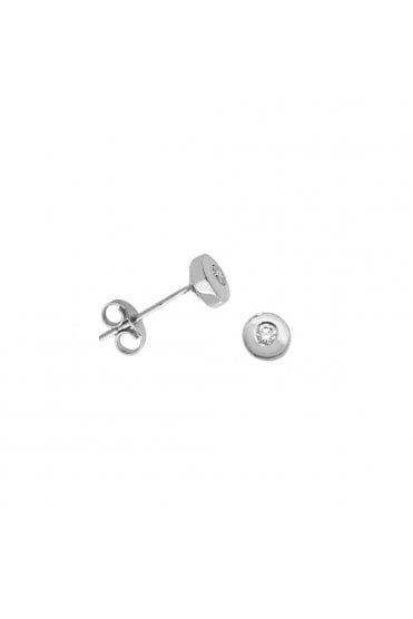Diamond Stud Earrings 9ct White Gold
