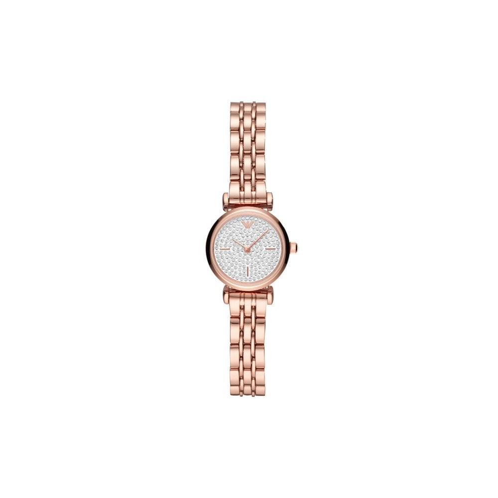 Emporio Armani Gianni Rose Gold Crystal Pave  Watch AR11266 New Emporio Armani Women main image 3