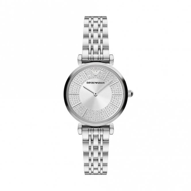 Emporio Armani Gianni T-Bar Watch Stainless Steel Case, AR11445