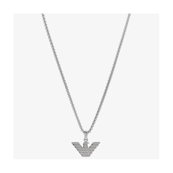 Emporio Armani Stainless Steel Pendant Necklace Lobster Claw Clasp, EGS3169040