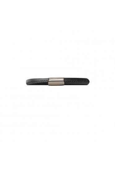 Endless Black Leather Bracelet Length: 18cm's (7 Inches), 12101-18