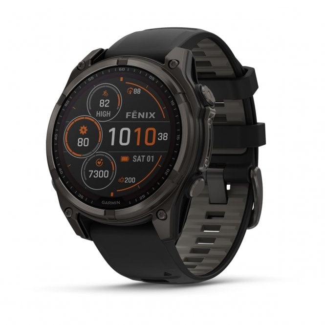 Garmin Fenix 8, 010-02906-11 Sapphire Solar, Titanium