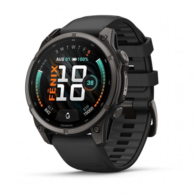 Garmin Fenix 9 AMOLED Carbon Grey DLC Titanium, 010-04762-11