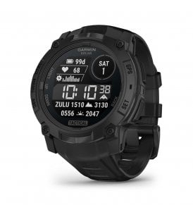Garmin Instinct® 3 Solar Tactical Edition Black Rugged Solar Charging GPS Smartwatch, 010-02935-50