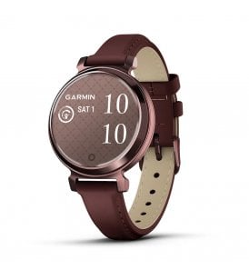 Garmin Lily® 2 - Classic Edition  Dark Bronze with Mulberry Leather Band, 010-02839-03