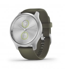 Garmin Vivomove Style Hybrid Smartwatch Aluminium Case, 010-02240-01