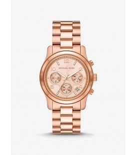 Michael Kors Jetset Runway Chronograph  Stainless Steel Case, MK7324