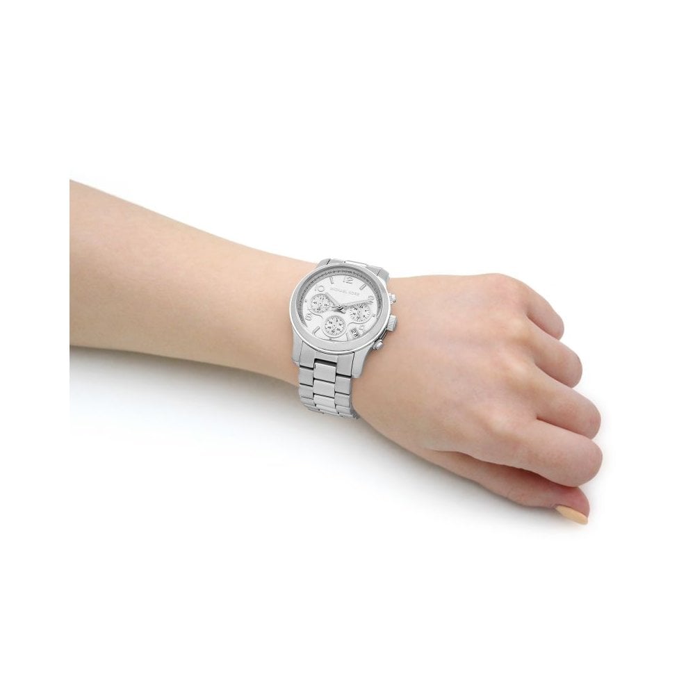 Michael Kors Jetset Runway Chronograph Stainless Steel Case  display picture 2