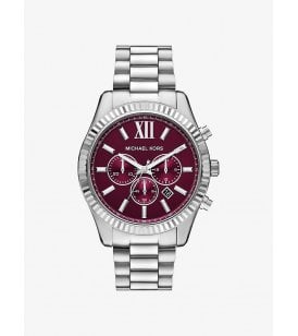Michael Kors Lexington Chronograph Stainless Steel Case, MK9242