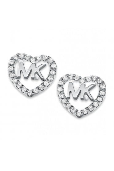 Michael Kors Love Stud Earrings  925 Sterling Silver, MKC1243AN040