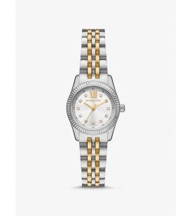 Michael Kors Mini Lennox Pavé Watch Stainless Steel Case, MK4740