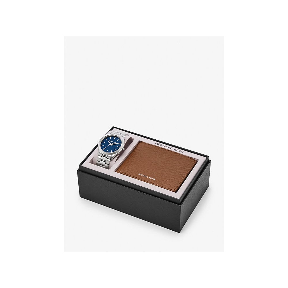 Michael Kors Slim Runway Watch and Wallet Gift Set MK1060SET 