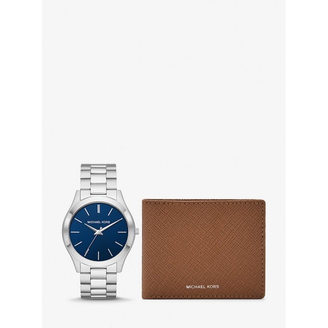 Michael Kors Slim Runway Watch and Wallet Gift Set MK1060SET