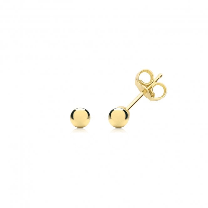Petite 9ct Yellow Gold Stud Earrings